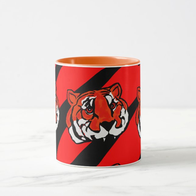 Taza TIRA naranja Y NEGRA (Centro)