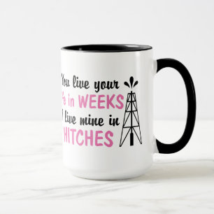 Taza Tirones costeros novia o esposa del campo