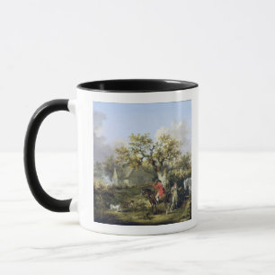 Taza Tiroteo de la perdiz (aceite en lona)