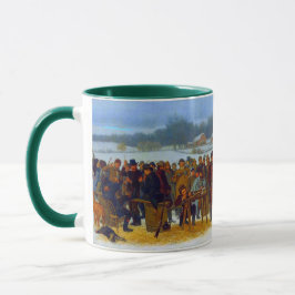 Taza Tiroteo de pavo de Acción de Gracias John Ehninger