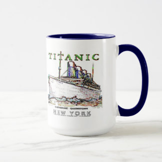 Taza Titanic Neon (blanco): Cocina:Mugs