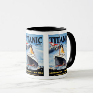 Taza Titanic White Star Line - el transatlántico más gr