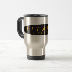 Taza titánica del viaje