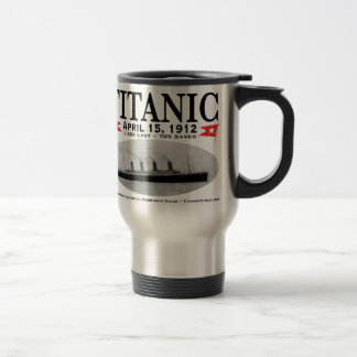Taza titánica del viaje de la nave del fantasma