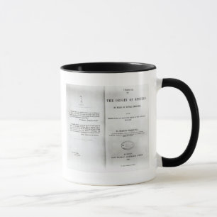 Taza Titlepage a 'en el origen de las especies