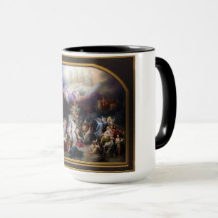 Taza Tito destruyendo Jerusalén por Wilhelm von Kaulbac