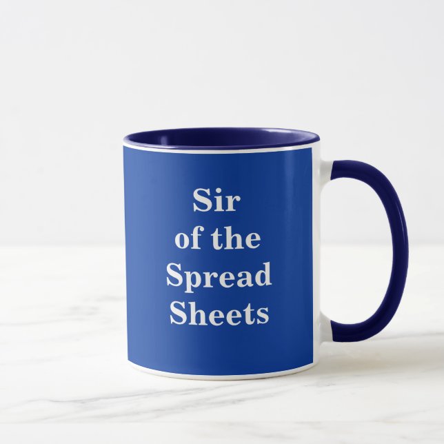 Taza Título del nombre divertido del usuario de Excel d (Derecha)