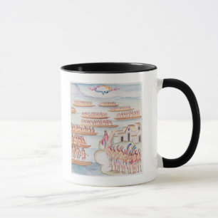 Taza Tlatelolco y la laguna