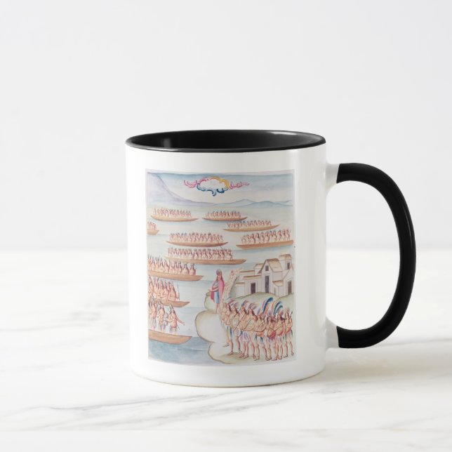 Taza Tlatelolco y la laguna (Derecha)