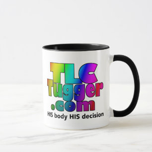 Taza TLC TLC Tugger logo Arcoiris Café Mug