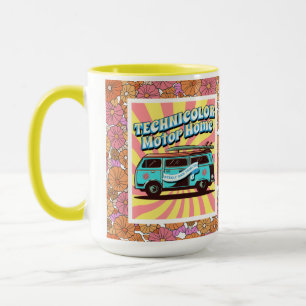 Taza TMH Beach Van Flower Power Mug