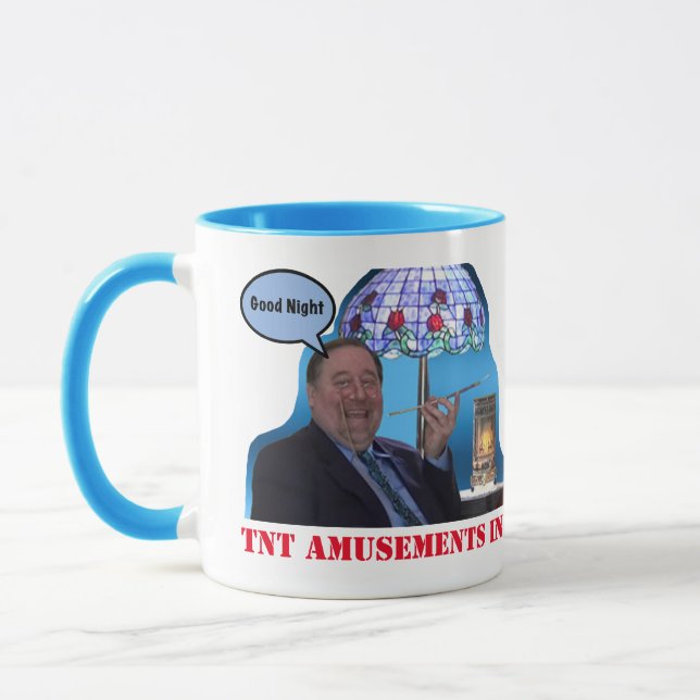 Taza TNT Amusements 2-side GET OUT Mug (Izquierda)