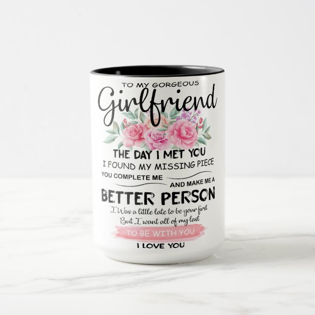 Taza To My GIRLFRIEND Mug Best Gift For Girlfriend (Centro)