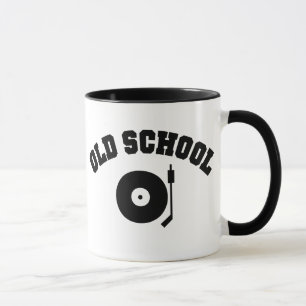 Taza Tocadiscos de DJ Old School