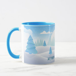 Taza Tocador de invierno Feliz Navidad