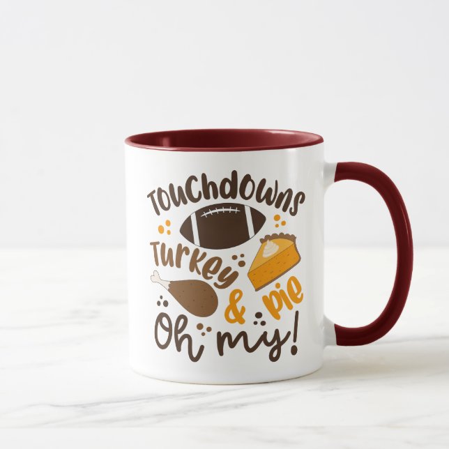 Taza Tocante Turquía y Pie | Oh, mi (Derecha)