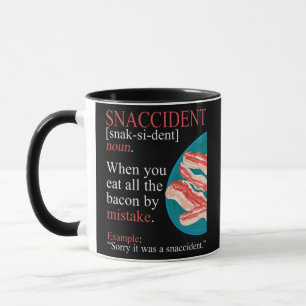 Taza Tocineta divertida de panceta de cerdo para amante