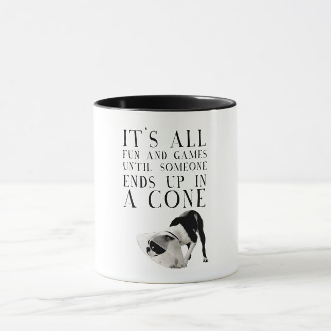 Taza Toda diversión y juegos hasta que alguien termine  (Centro)