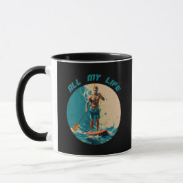 Taza Toda mi vida es surf de pádel