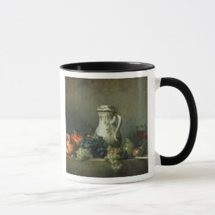 Taza Todavía vida con las uvas y las granadas, 1763