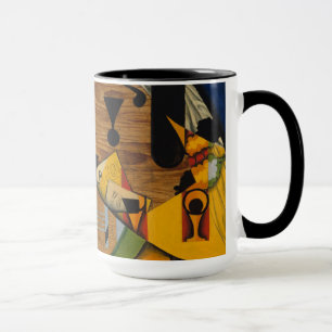 Taza Todavía vida con una guitarra