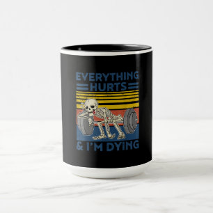 Taza Todo duele el regalo de gimnasia acuática Ness