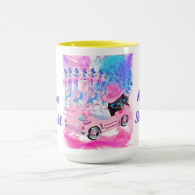 Taza Todo el café americano dulce Mug (Centro)