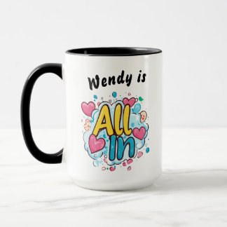 Taza Todo en" Café personalizado