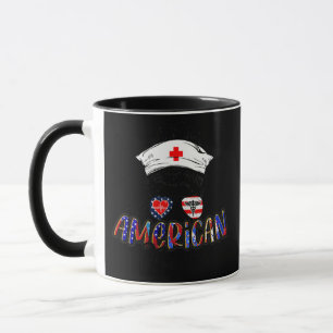 Taza Todo Enfermera Estadounidense Cabello Desordenado 