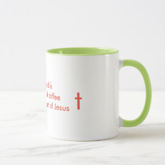 Taza Todo lo que necesito es café y mucho Jesús