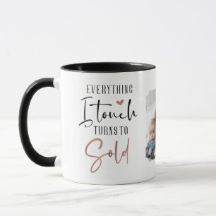 Taza Todo lo que toco se convierte en agente inmobiliar