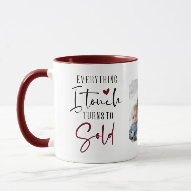 Taza Todo lo que toco se convierte en agente inmobiliar (Izquierda)