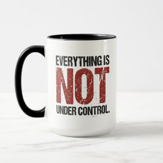 Taza Todo No Está Bajo Control Cita Sarcástica
