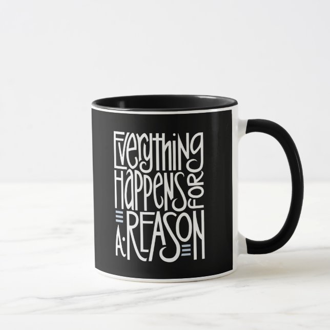 Taza Todo ocurre Mug blanco (Derecha)
