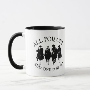 TAZA TODO POR UN TRES DUMAS DE MUSKETEERS