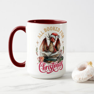 Taza Todo reservado para el dragón de Navidad