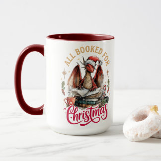 Taza Todo reservado para el dragón de Navidad