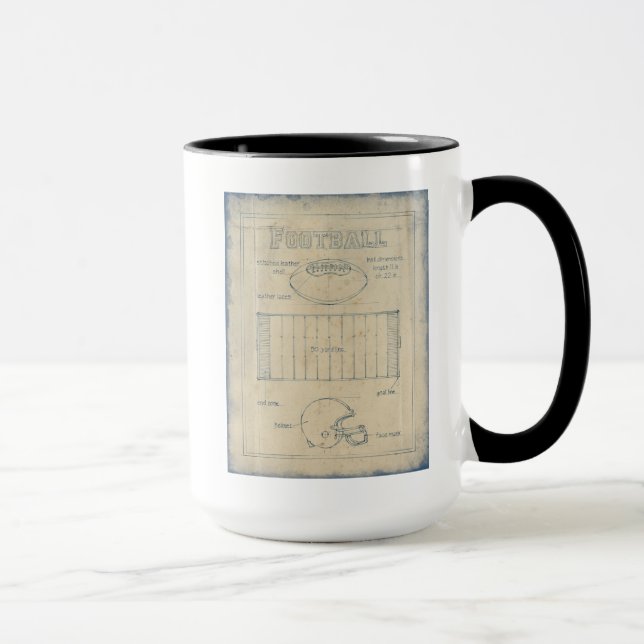 Taza Todo sobre el juego - Fútbol (Derecha)