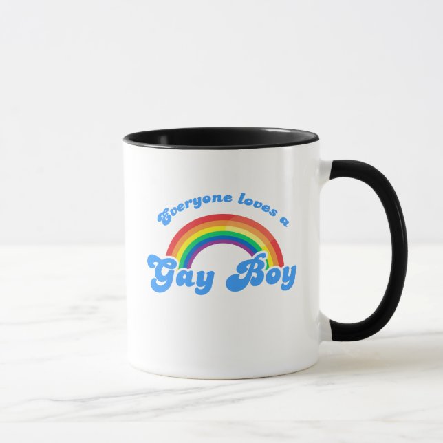 Taza Todos aman a un chico gay (Derecha)