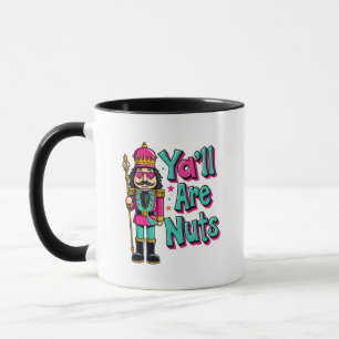 Taza Todos están locos Navidades cómicos