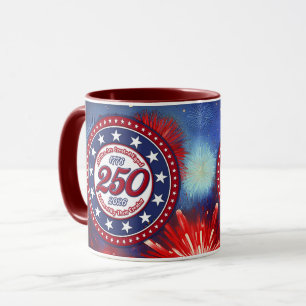 Taza Todos los hombres son creados fuegos artificiales