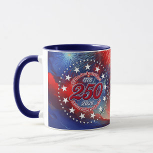 Taza Todos los hombres son creados Gráficos Fuegos arti