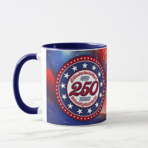 Taza Todos los hombres son creados Gráficos Fuegos arti