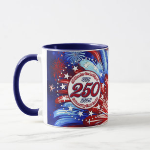 Taza Todos los hombres son fuegos artificiales gráficos