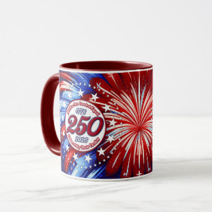 Taza Todos los hombres son fuegos artificiales gráficos