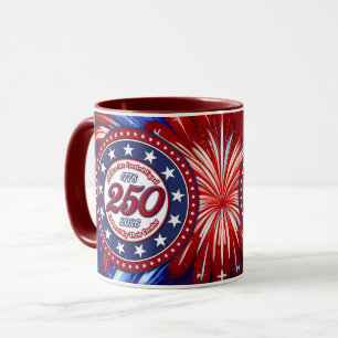 Taza Todos los hombres son fuegos artificiales gráficos