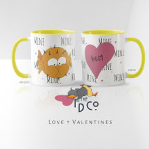 Todos los "Míos" graciosos puffer lindo amor