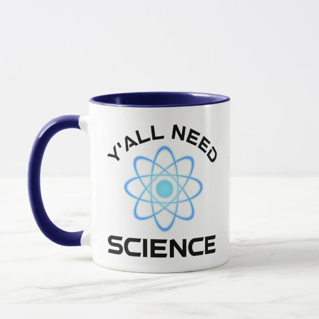 Taza Todos necesitan ciencia (Izquierda)