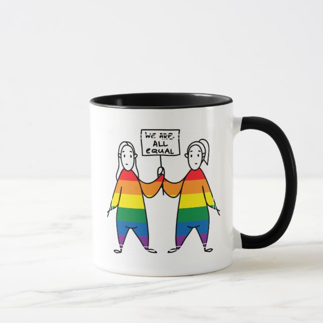 Taza Todos somos iguales (Derecha)