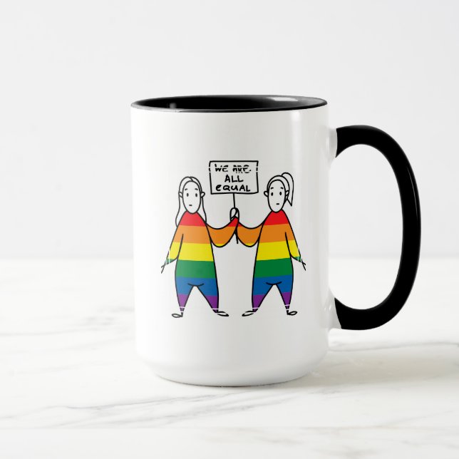 Taza Todos somos iguales (Derecha)